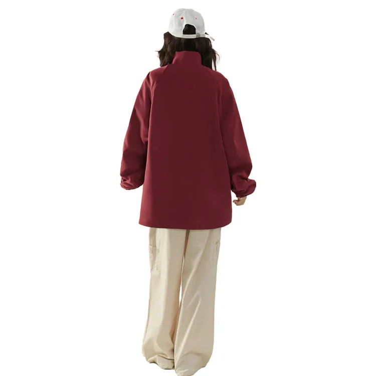 FASTFISH Jackets Coats Unisex Red-3