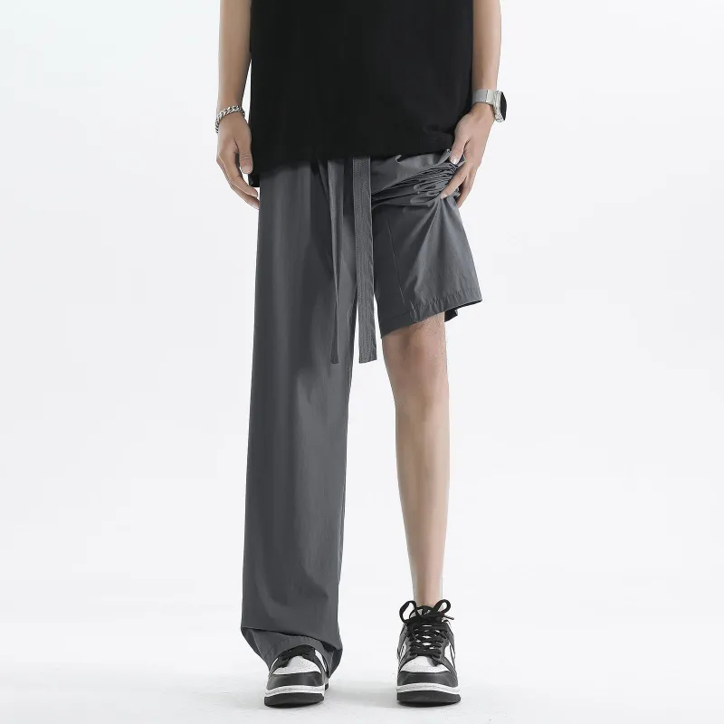 FASTFISH Suit Trouser Unisex Dark Gray-4