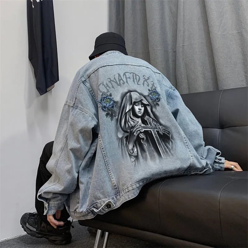 FASTFISH Denim Jackets Unisex-5