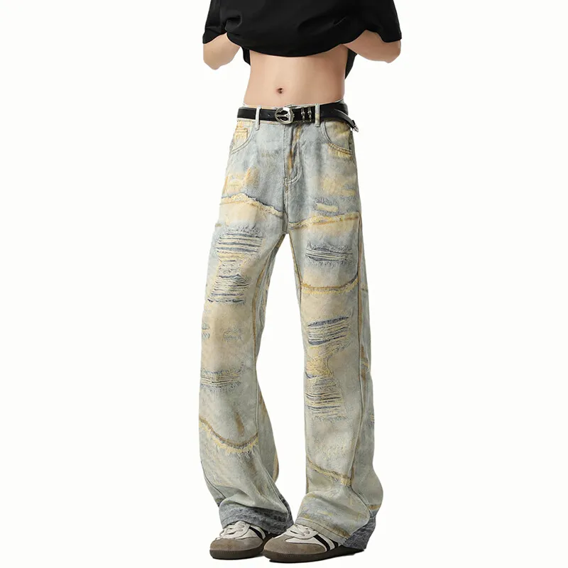 FASTFISH Jeans Unisex Blue-4