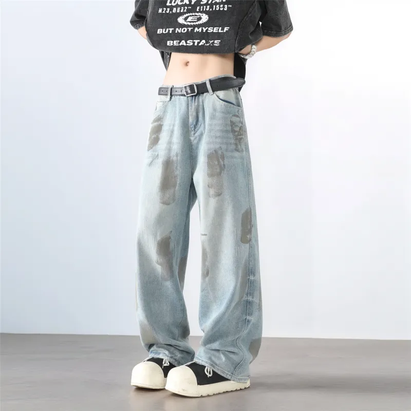 FASTFISH Jeans Unisex Blue-3