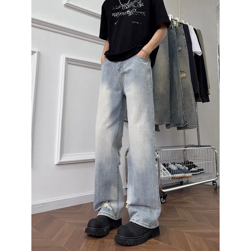 FASTFISH Jeans Unisex Light Blue-2
