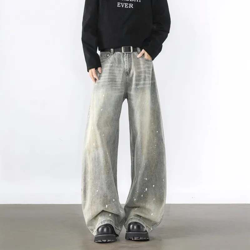 FASTFISH Jeans Unisex Smoke Gray-1