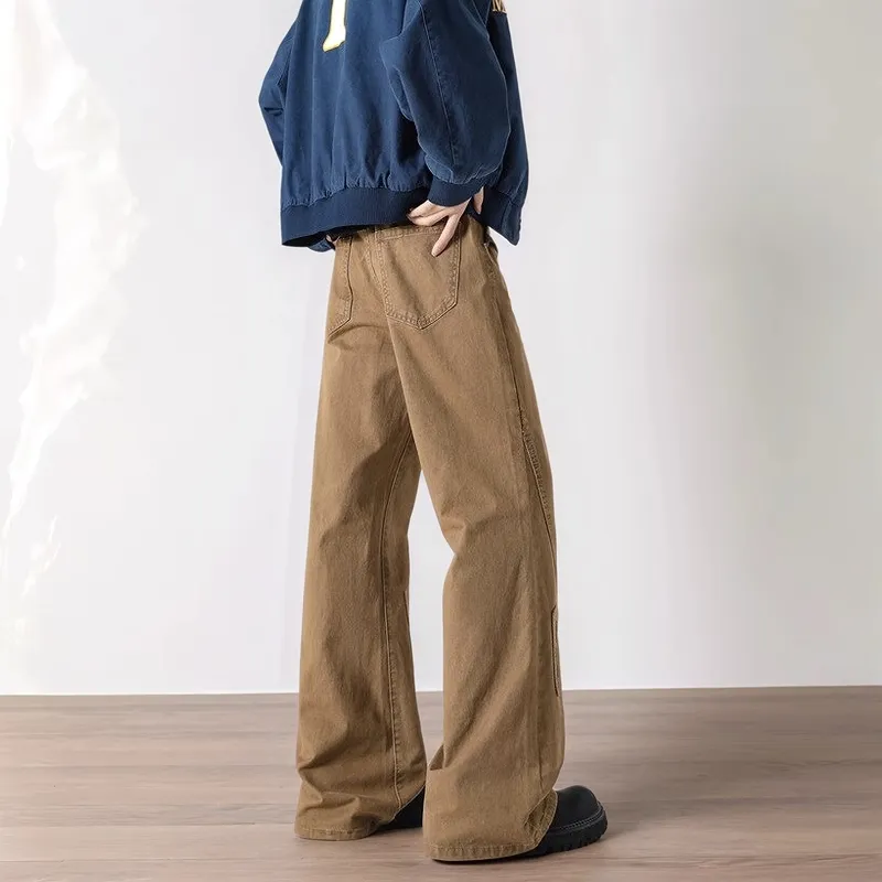 FASTFISH Jeans Unisex Brown-3