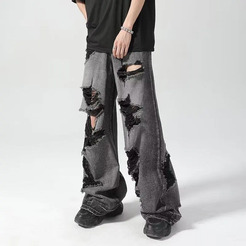 FASTFISH Jeans Unisex Black-3