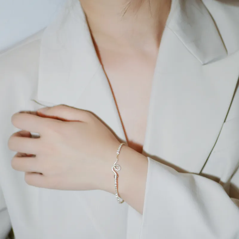 YDE Alloy Synthetic Cubic Zirconia Bracelets Women's-3