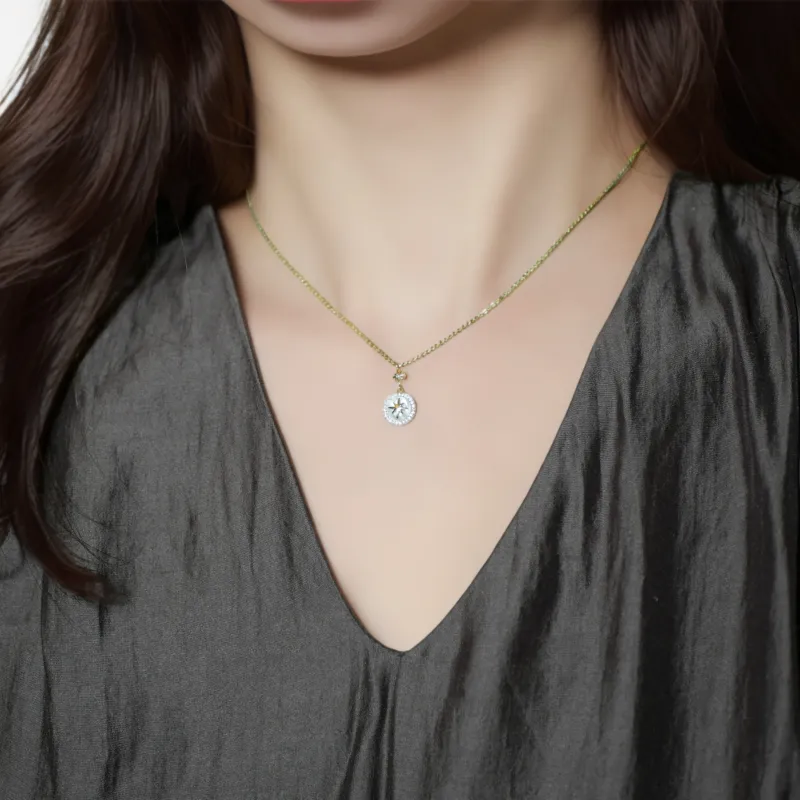 YDE S925 Silver Necklaces Women's-3