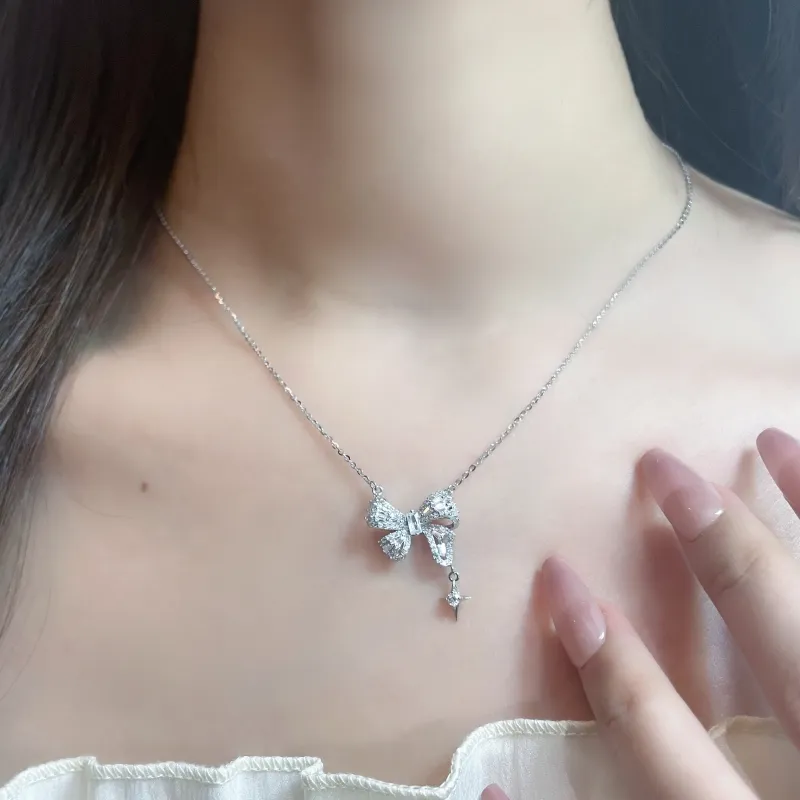 YDE S925 Silver Necklaces Women's-4