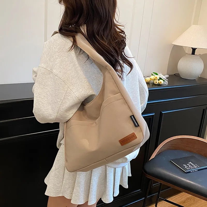 DCLOUD Canvas Bag Tote Shoulder Bag Unisex Multicolor-25