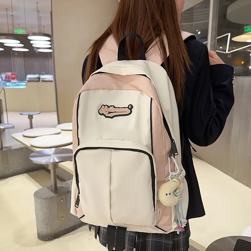 DCLOUD Nylon Backpack Regular Unisex Multicolor-20