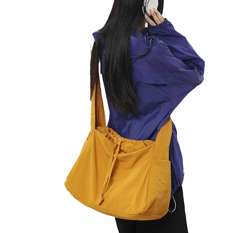 DCLOUD Nylon Crossbody Bag, Shoulder Bag Regular Unisex Multicolor-12