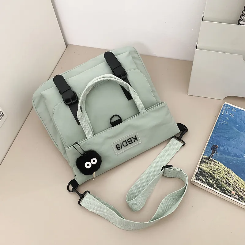 DCLOUD Nylon Crossbody Bag Unisex White/Black/Blue/Green/Orange-10