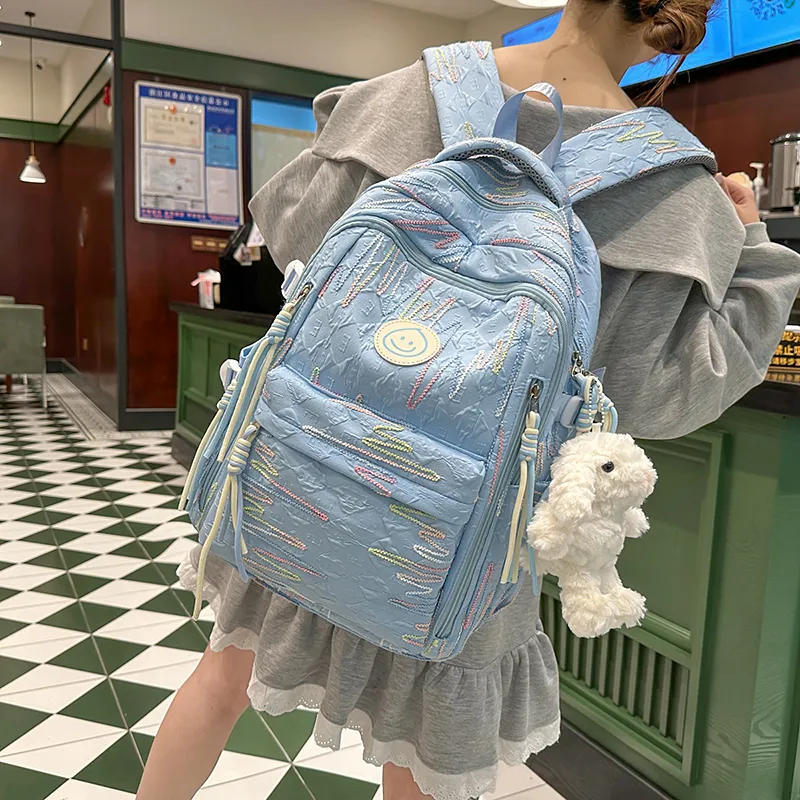 DCLOUD Nylon Backpack Women's Multicolor-26