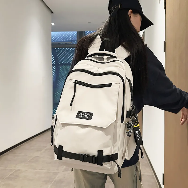 DCLOUD Nylon Backpack Unisex Multicolor-6