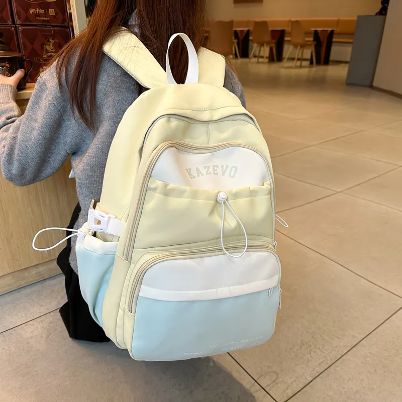 DCLOUD Nylon Backpack Regular Unisex Multicolor-33