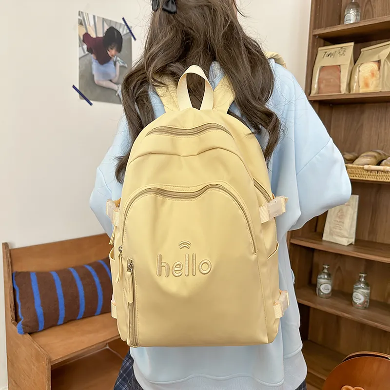 DCLOUD Nylon Backpack Tubas Unisex Multicolor-1