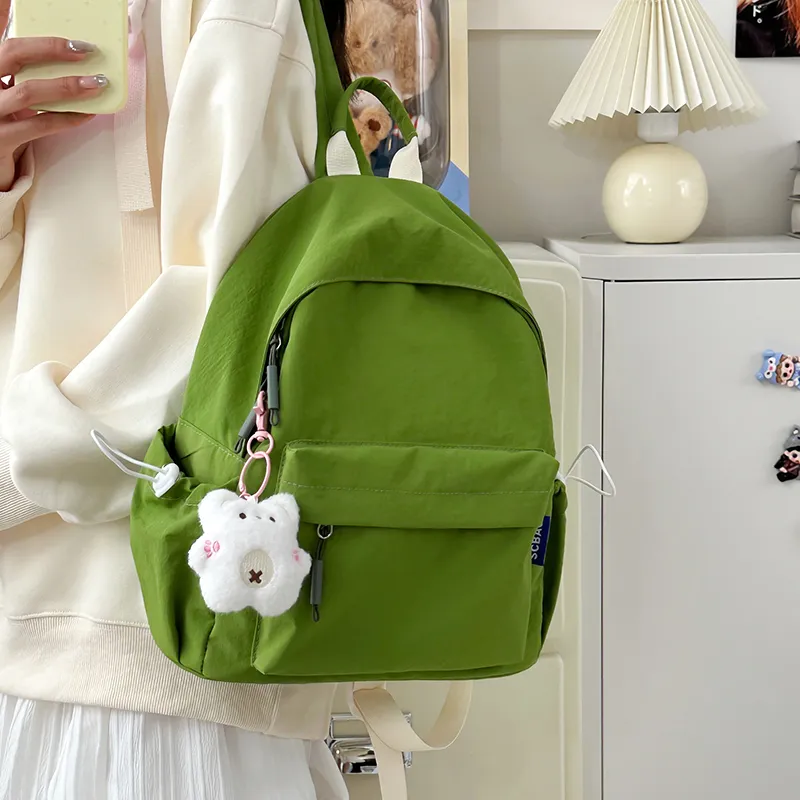DCLOUD Nylon Backpack Unisex Multicolor-2