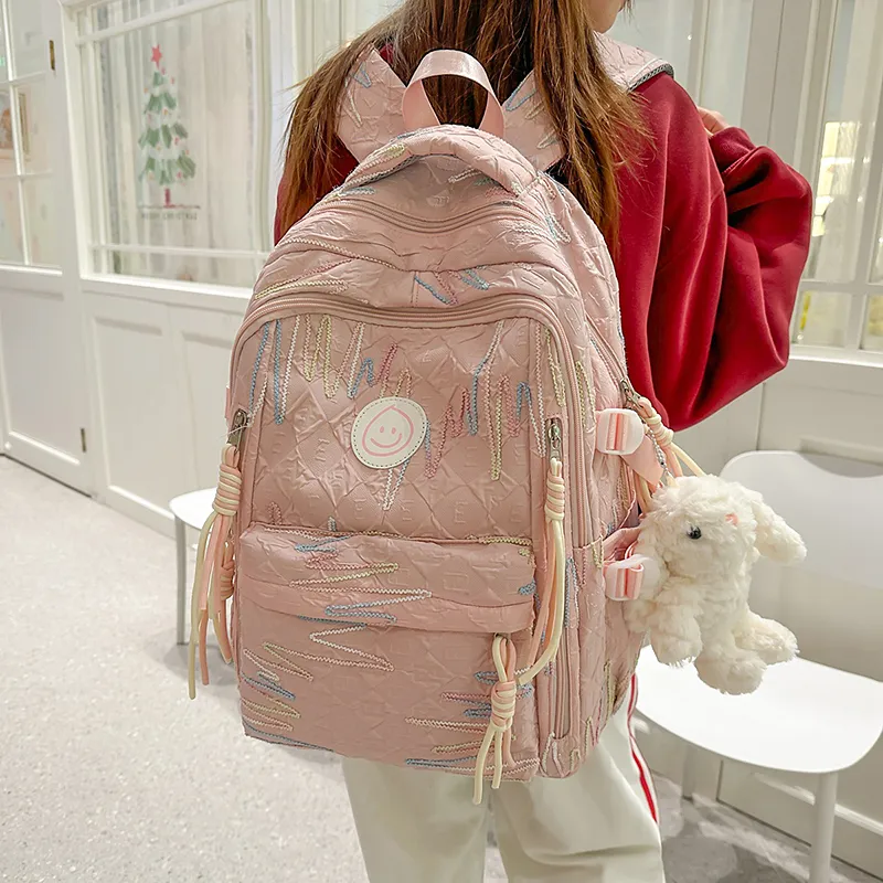 DCLOUD Nylon Backpack Women's Multicolor-19