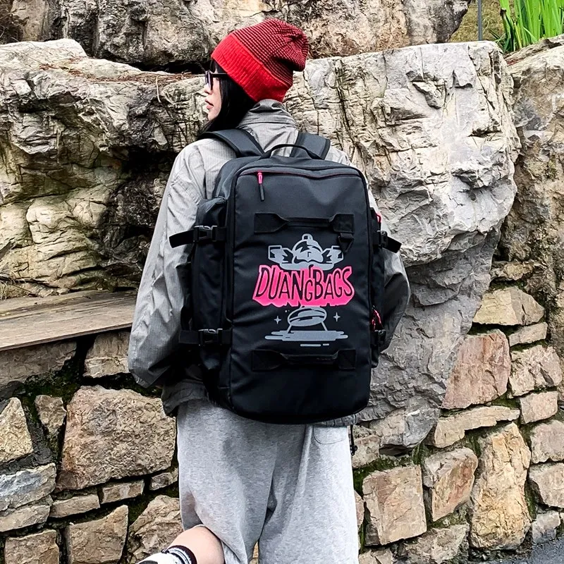 DCLOUD Composite PU Backpack Regular Unisex Multicolor-4