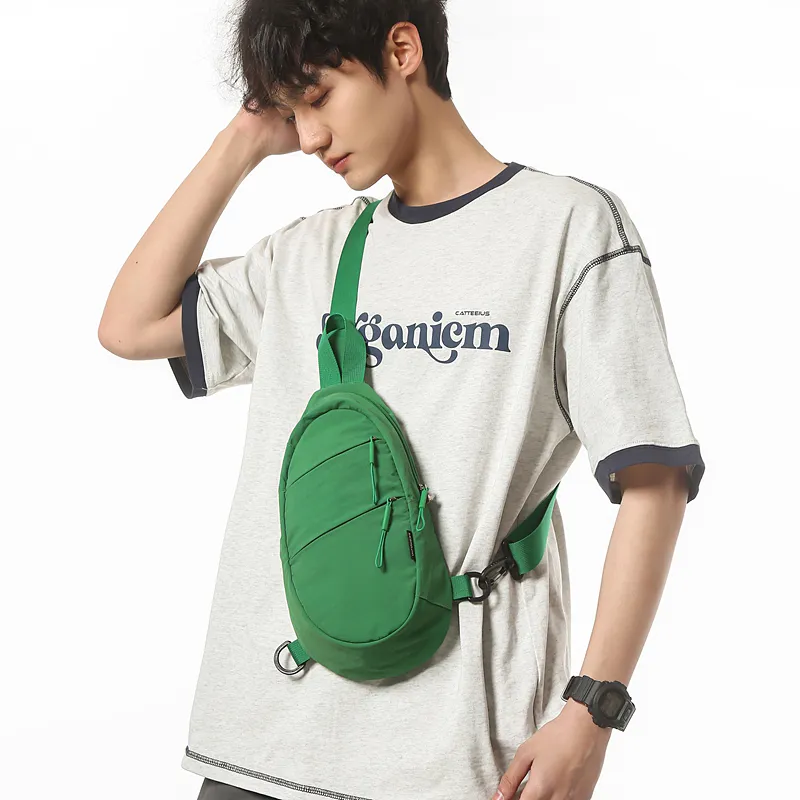 DCLOUD Nylon Sling Bag Unisex Multicolor-12