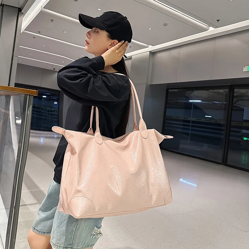 DCLOUD PU Travel Bag 40L Unisex Multicolor-18