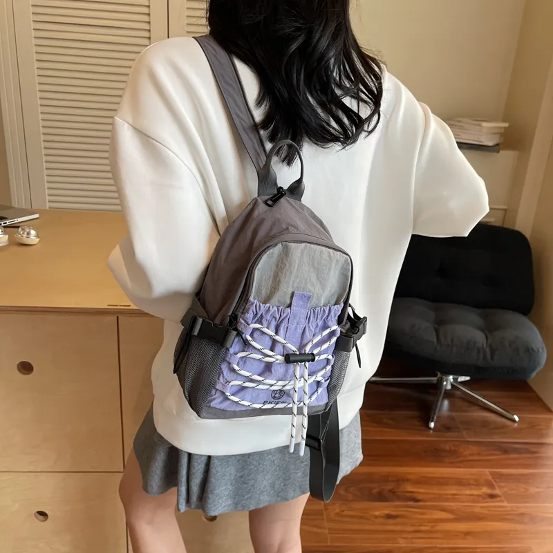 DCLOUD Fabric Backpack Regular Women's Multicolor-17