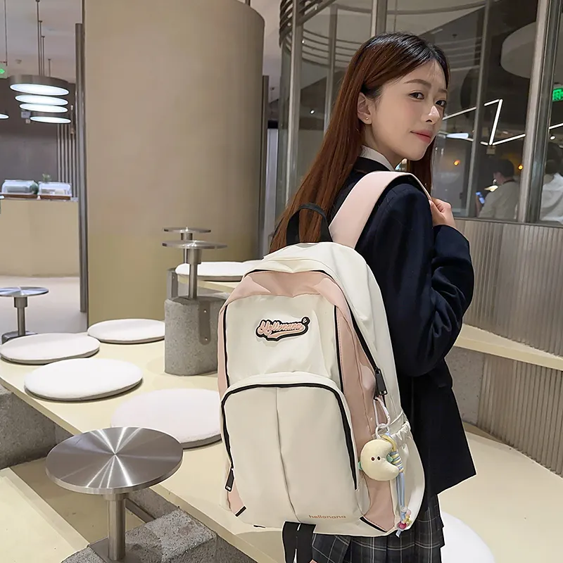 DCLOUD Nylon Backpack Regular Unisex Multicolor-21