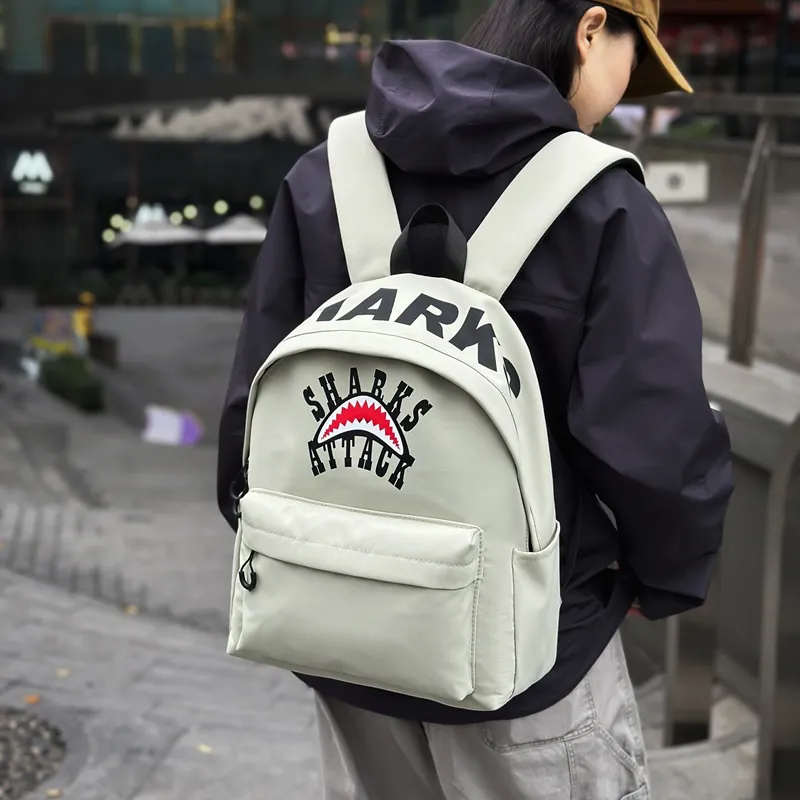 DCLOUD Nylon Backpack Unisex Multicolor-8
