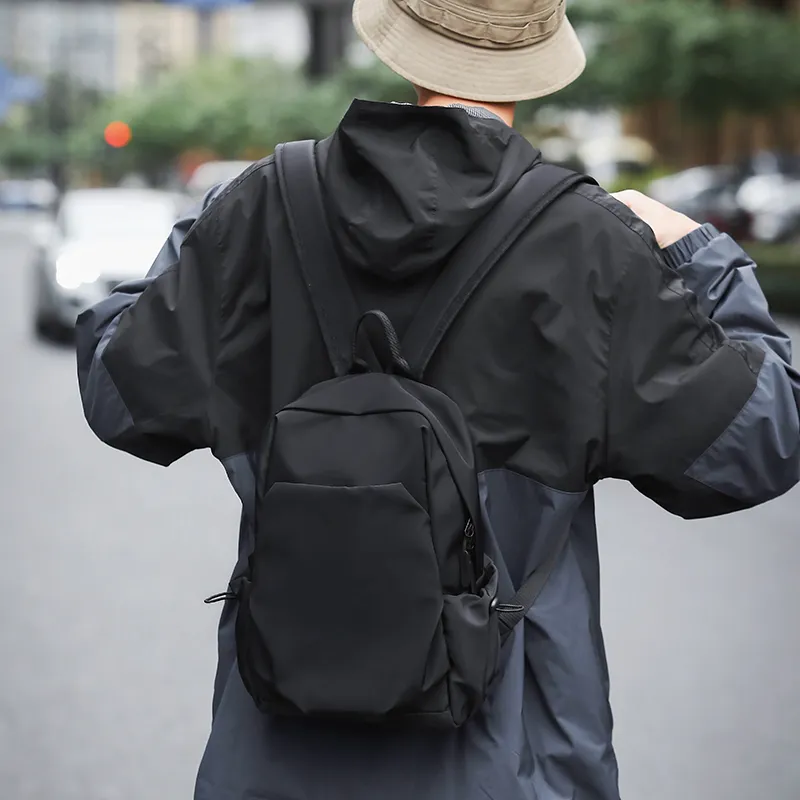 DCLOUD Polyester Crossbody Bag Regular Men's Black-11