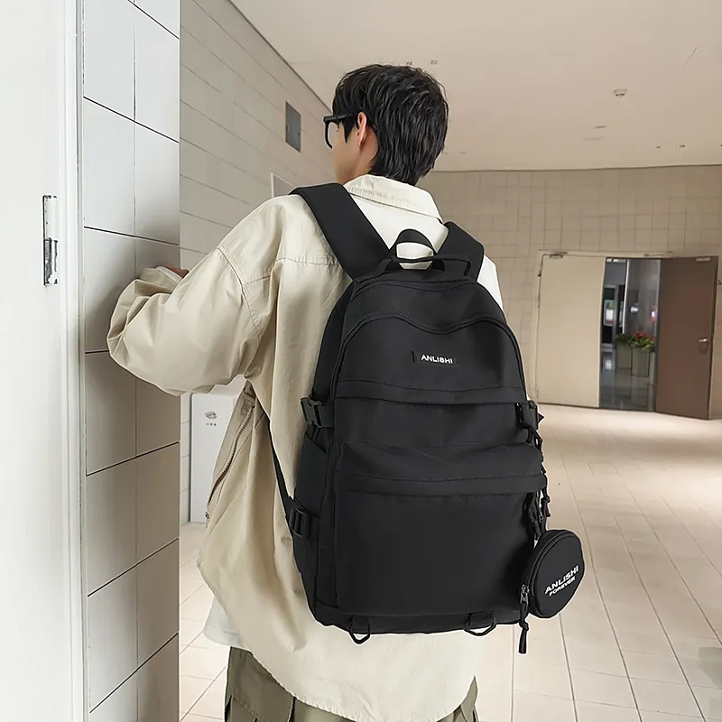 DCLOUD Nylon Backpack Regular Unisex Multicolor-3