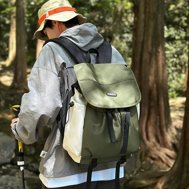 DCLOUD Nylon Backpack Unisex Multicolor-19
