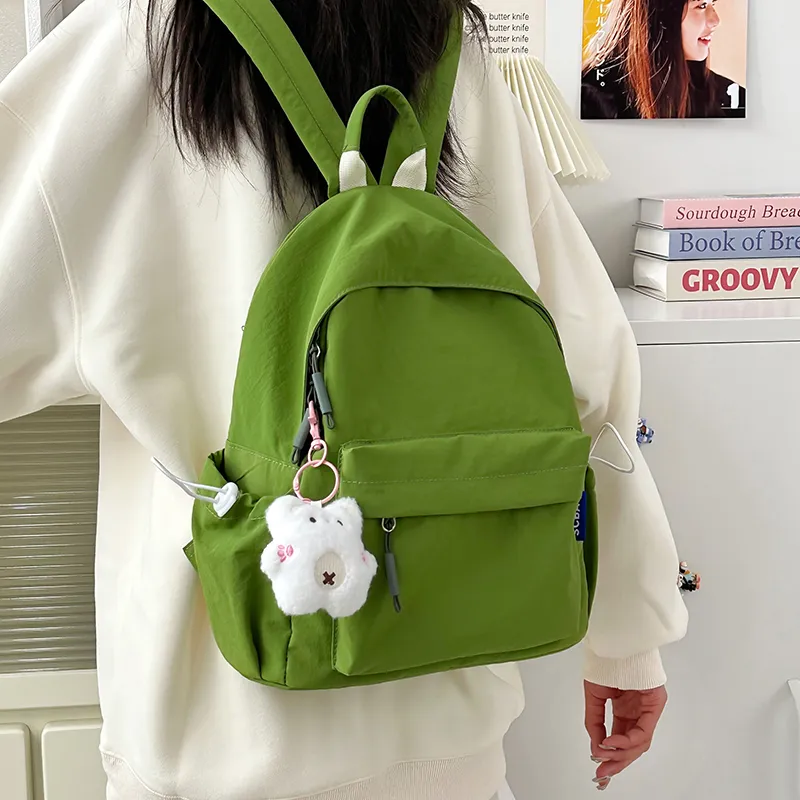 DCLOUD Nylon Backpack Unisex Multicolor-3