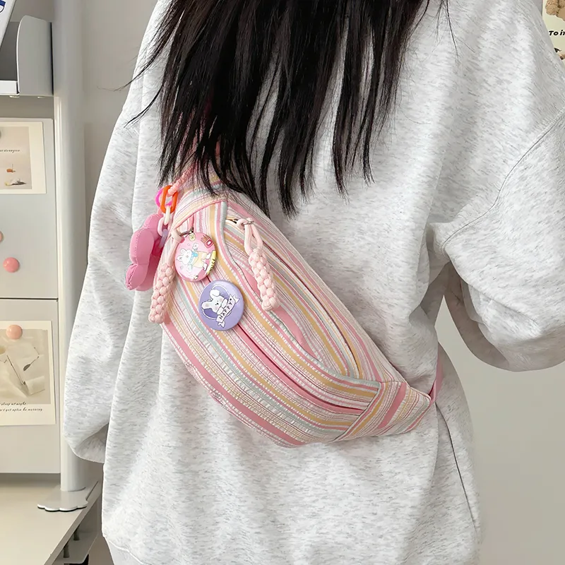 DCLOUD Nylon Sling Bag Regular Women's Multicolor-7