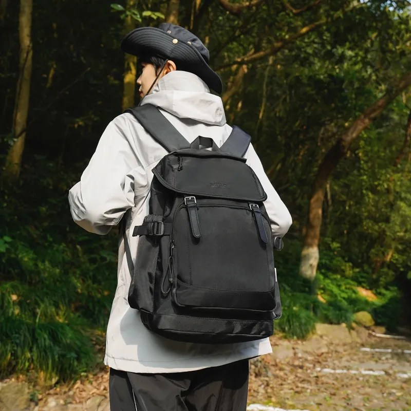 DCLOUD Nylon Backpack Large Size Unisex White/Black/Army Green/Light Green/Khaki-5