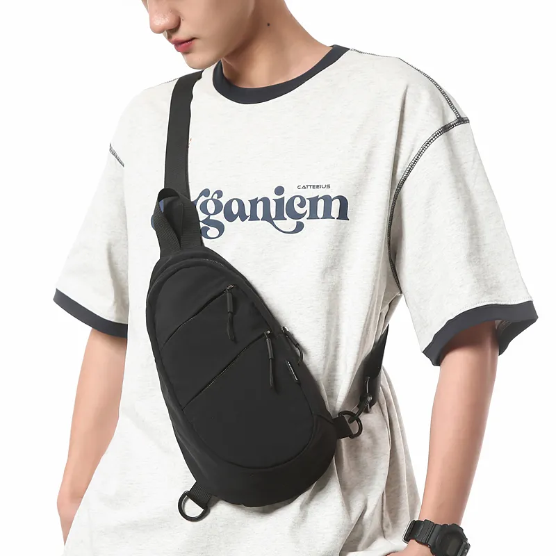 DCLOUD Nylon Sling Bag Unisex Multicolor-5