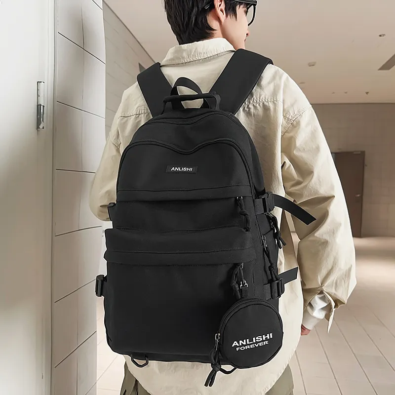 DCLOUD Nylon Backpack Regular Unisex Multicolor-4