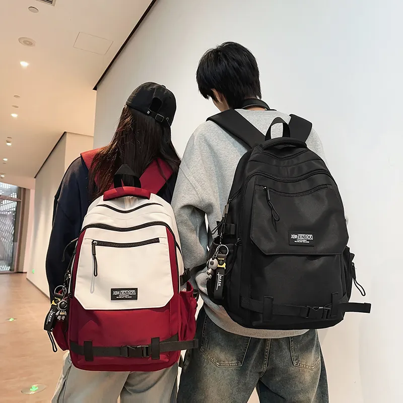DCLOUD Nylon Backpack Unisex Multicolor-17