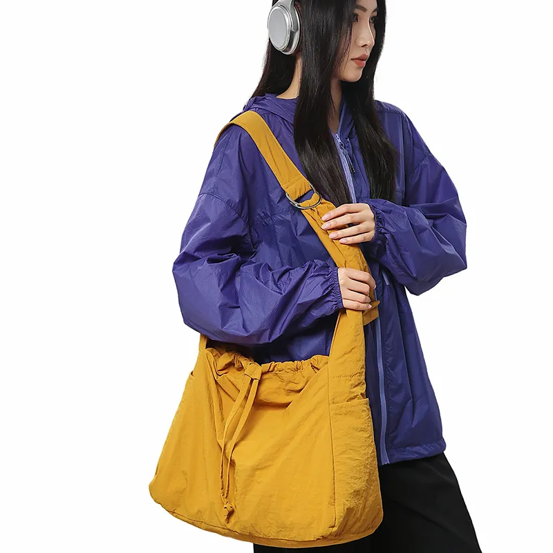 DCLOUD Nylon Crossbody Bag, Shoulder Bag Regular Unisex Multicolor-14