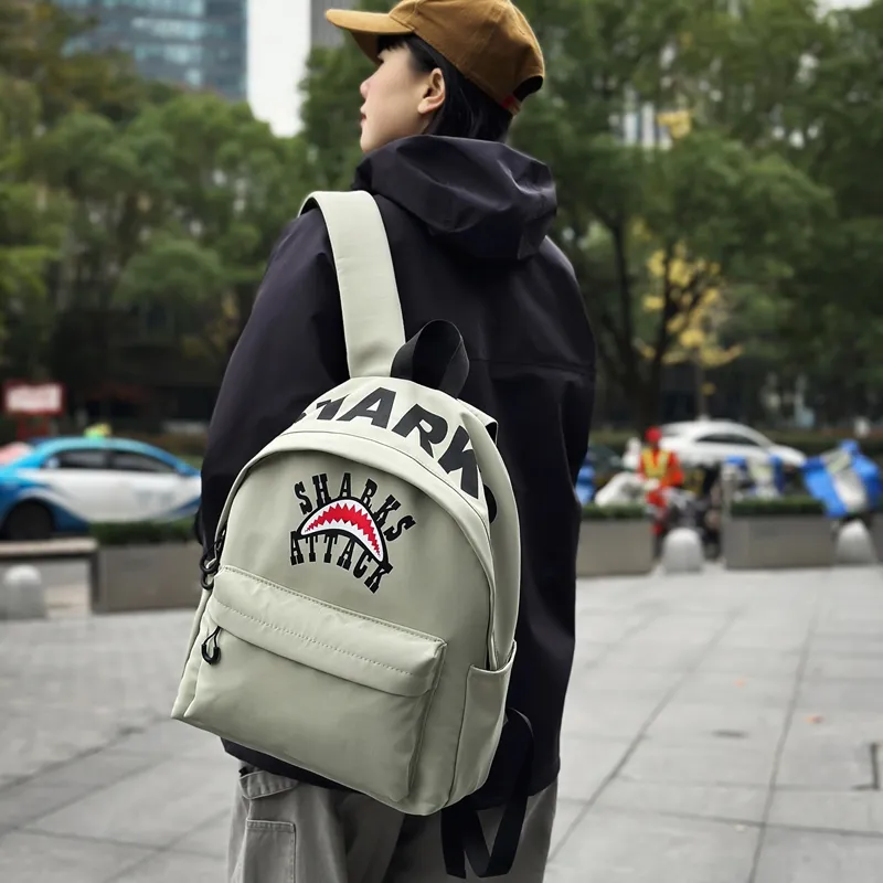 DCLOUD Nylon Backpack Unisex Multicolor-10