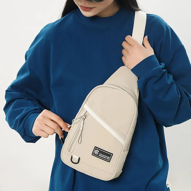 DCLOUD Nylon Sling Bag Unisex Multicolor-3