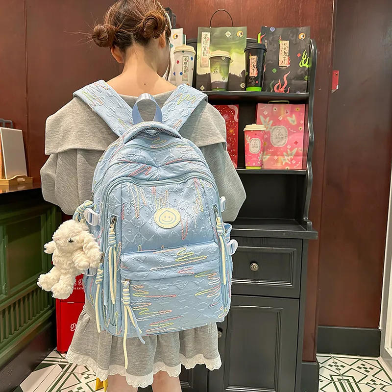 DCLOUD Nylon Backpack Women's Multicolor-25