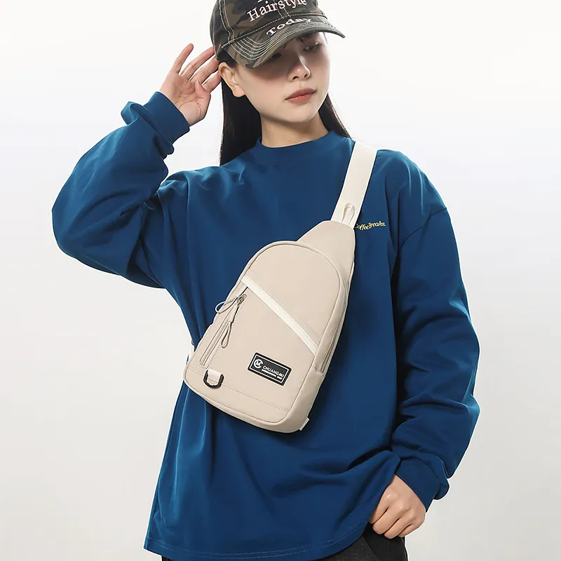 DCLOUD Nylon Sling Bag Unisex Multicolor-2