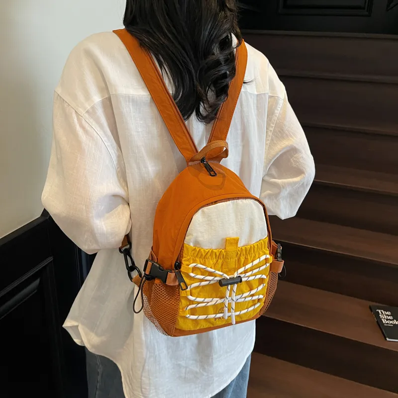 DCLOUD Fabric Backpack Regular Women's Multicolor-19