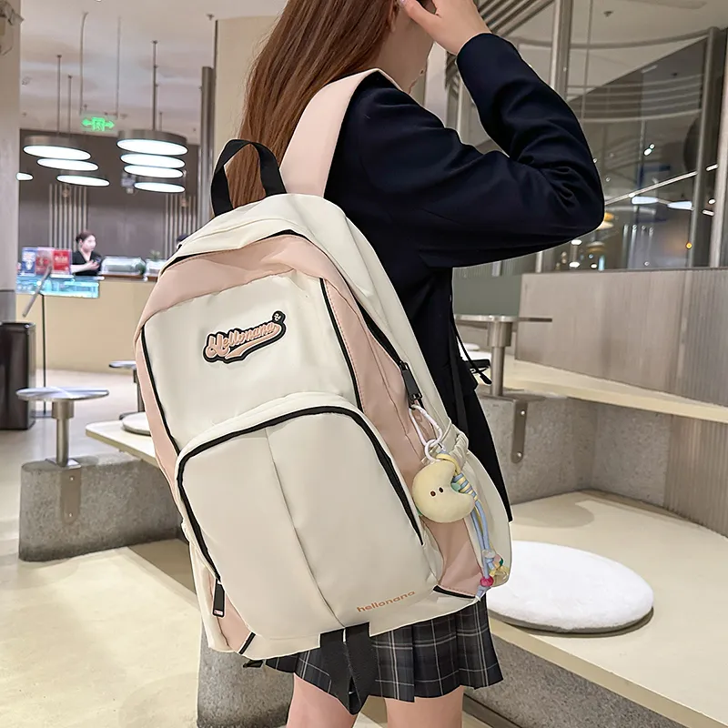 DCLOUD Nylon Backpack Regular Unisex Multicolor-23