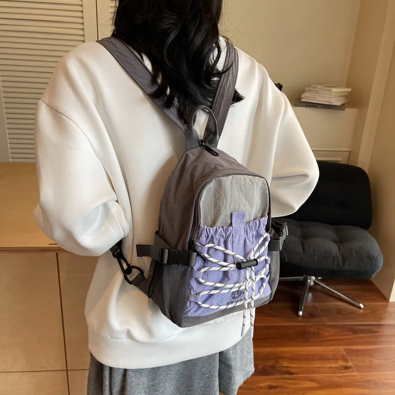 DCLOUD Fabric Backpack Regular Women's Multicolor-15