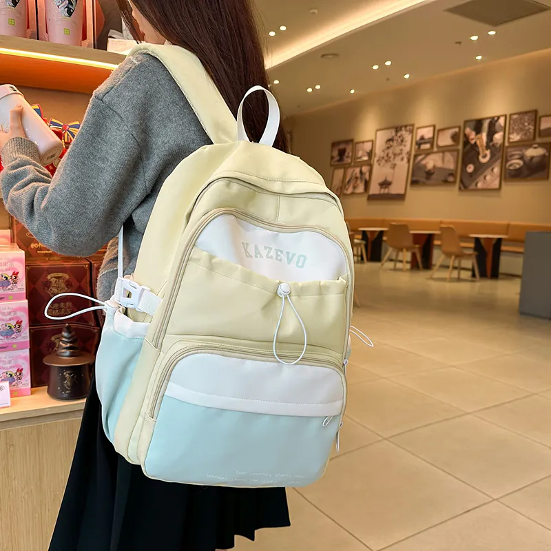 DCLOUD Nylon Backpack Regular Unisex Multicolor-30