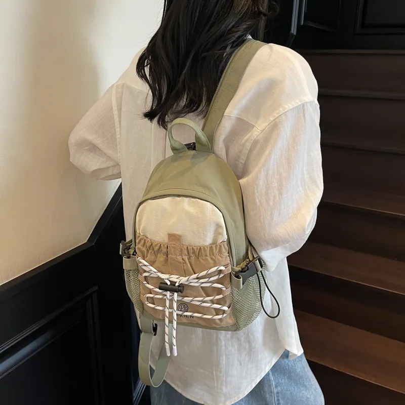 DCLOUD Fabric Backpack Regular Women's Multicolor-9