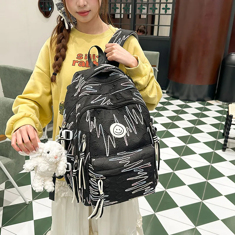 DCLOUD Nylon Backpack Women's Multicolor-10
