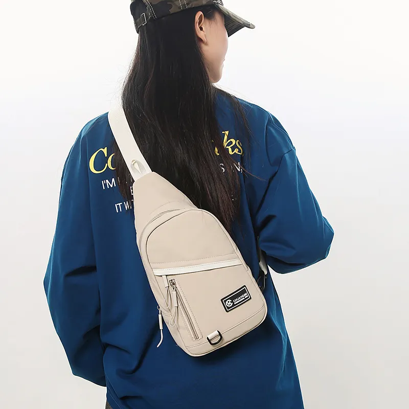DCLOUD Nylon Sling Bag Unisex Multicolor-5