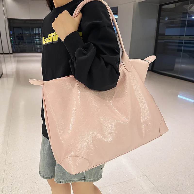 DCLOUD PU Travel Bag 40L Unisex Multicolor-16